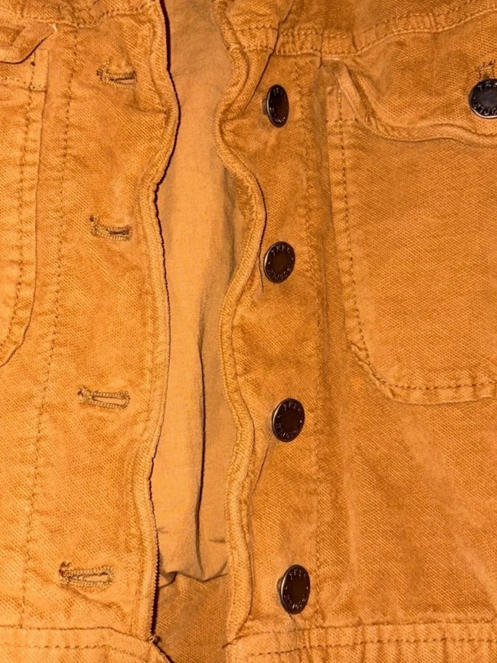 Free People Everlyn Jacket Corduroy Utility Jacket in Camel - Picture 6 of 9